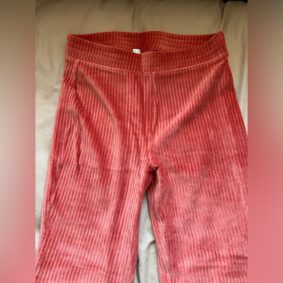 Aerie Groove-On Velour High Waisted Flares - Picture 2 of 4